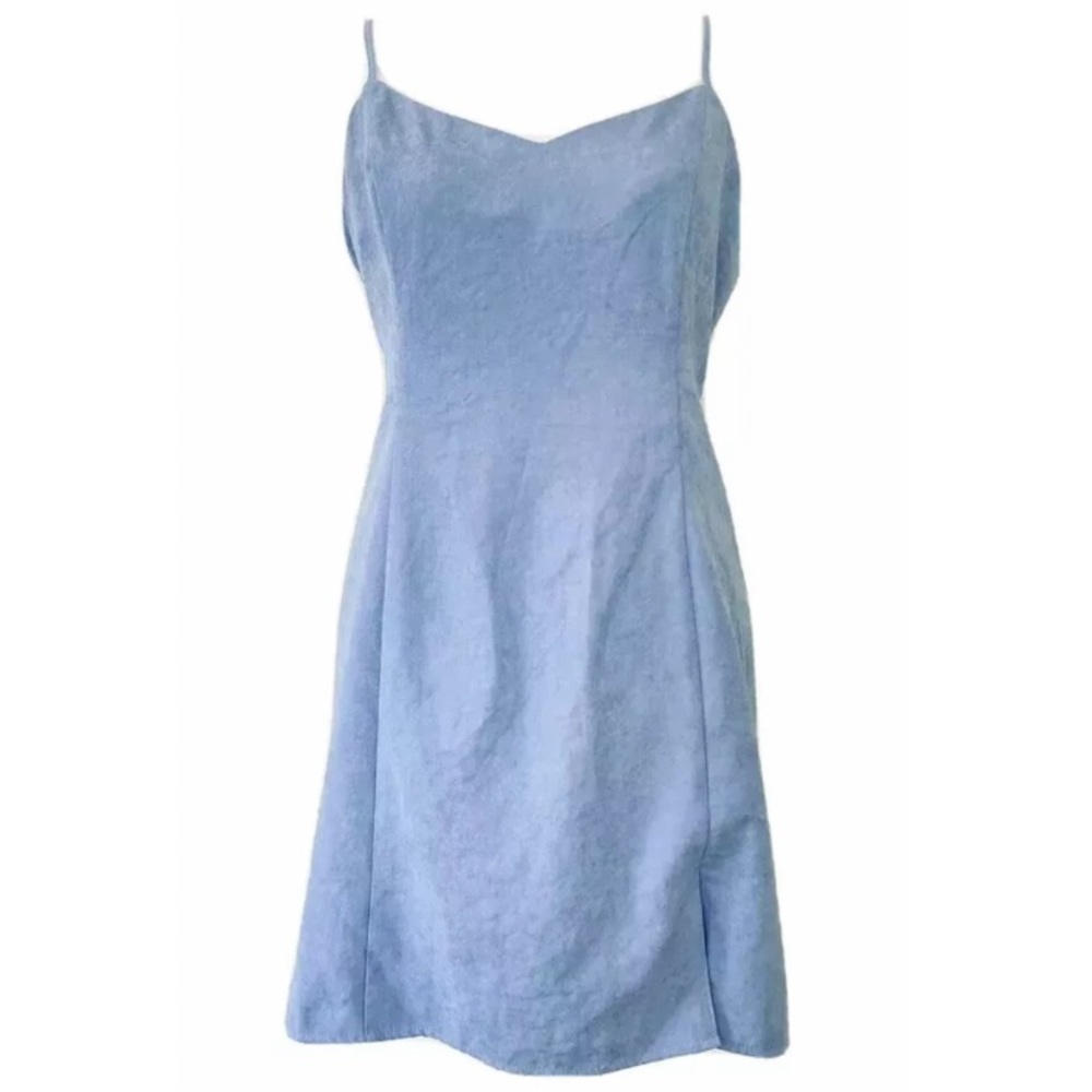 FOREVER 21 Violet Blue Mini Soft Suede Dress XL